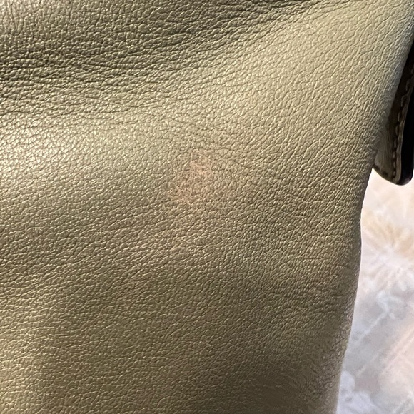 Coach Olive/sage grommet glove leather bucket bag - Picture 5 of 8